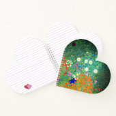 Gustav Klimt Flower Garden Notizblock (Innenseite)