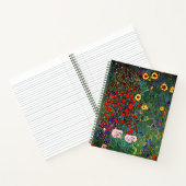 Gustav Klimt Flower Garden Notizblock (Innenseite)