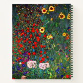 Gustav Klimt Flower Garden Notizblock (Rückseite)