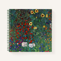 Gustav Klimt Flower Garden