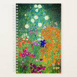 Gustav Klimt Flower Garden Notizblock<br><div class="desc">Notebook mit dem Ölgemälde von Gustav Klimt (1906). Ein schöner Garten mit lila,  roten,  weißen,  blauen und orangefarbenen Blume. Ein großartiges Geschenk für Jugendliche und österreichische Kunstliebhaber.</div>