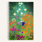 Gustav Klimt Flower Garden Notizblock (Vorderseite)