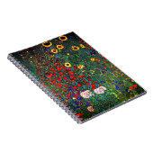 Gustav Klimt Flower Garden Notizblock (Rechte Seite)
