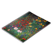 Gustav Klimt Flower Garden Notizblock (Linke Seite)