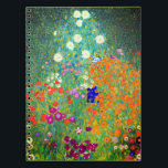 Gustav Klimt Flower Garden Notizblock<br><div class="desc">Notebook mit dem Ölgemälde von Gustav Klimt (1906). Ein schöner Garten mit lila,  roten,  weißen,  blauen und orangefarbenen Blume. Ein großartiges Geschenk für Jugendliche und österreichische Kunstliebhaber.</div>