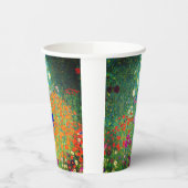 Gustav Klimt Flower Garden Pappbecher (Links)