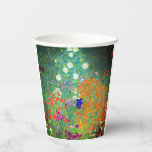 Gustav Klimt Flower Garden Pappbecher<br><div class="desc">Papierkästen mit Gustav Klimts Ölgemälde Blumengarten (1906). Ein schöner Garten mit lila,  roten,  weißen,  blauen und orangefarbenen Blume. Ein großartiges Geschenk für Jugendliche und österreichische Kunstliebhaber.</div>