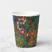 Gustav Klimt Flower Garden Pappbecher (Rechts)