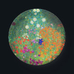 Gustav Klimt Flower Garden Pappteller<br><div class="desc">Teller mit Gustav Klimts Ölgemälde Blumengarten (1906). Ein schöner Garten mit lila,  roten,  weißen,  blauen und orangefarbenen Blume. Ein großartiges Geschenk für Jugendliche und österreichische Kunstliebhaber.</div>