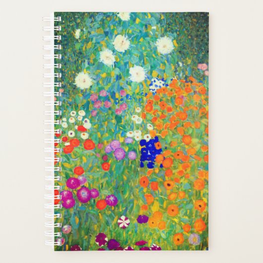 Gustav Klimt Flower Garden Planer (Vorderseite)