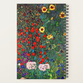 Gustav Klimt Flower Garden Planer (Rückseite)