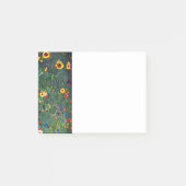 Gustav Klimt Flower Garden Post-it Klebezettel (Vorderseite)
