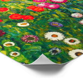 Gustav Klimt Flower Garden Poster (Ecke)