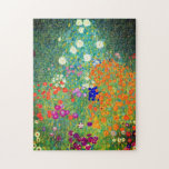 Gustav Klimt Flower Garden Puzzle<br><div class="desc">Puzzle mit Gustav Klimts Ölgemälde Blumengarten (1906). Ein schöner Garten mit lila,  roten,  weißen,  blauen und orangefarbenen Blume. Ein großartiges Geschenk für Jugendliche und österreichische Kunstliebhaber.</div>