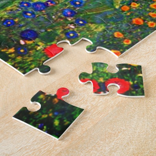 Gustav Klimt Flower Garden Puzzle (Seite)