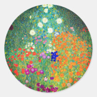 Gustav Klimt Flower Garden