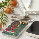 Gustav Klimt Flower Garden Schlüsselanhänger (Vorderseite rechts)