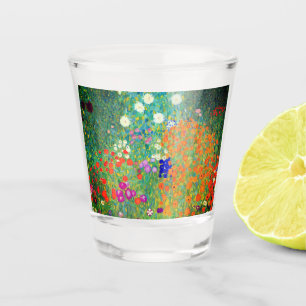 Gustav Klimt Flower Garden Schnapsglas