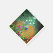 Gustav Klimt Flower Garden Serviette (Ecke)