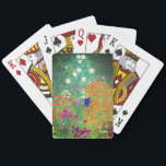 Gustav Klimt Flower Garden Spielkarten<br><div class="desc">Spielkarten mit Gustav Klimts Ölgemälde Blumengarten (1906). Ein schöner Garten mit lila,  roten,  weißen,  blauen und orangefarbenen Blume. Ein großartiges Geschenk für Jugendliche und österreichische Kunstliebhaber.</div>