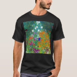 Gustav Klimt Flower Garden T-Shirt<br><div class="desc">Gustav Klimt Blumengarten.Karo unsere Gartenarbeit in Shirts für die besten in einzigartigen oder maßgeschneiderten Stücken aus unseren Bekleidungsläden</div>