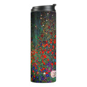 Gustav Klimt Flower Garden Thermosbecher (Nach links gedreht)