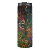 Gustav Klimt Flower Garden Thermosbecher (Rückseite)