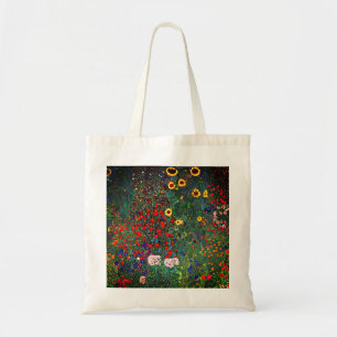 Gustav Klimt Flower Garden Tragetasche