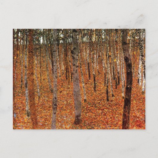 Gustav Klimt Forest of Beech Trees Fne Art Postkarte (Vorderseite)