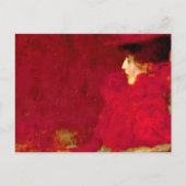 Gustav Klimt - Frau im Sessel Postkarte (Vorderseite)