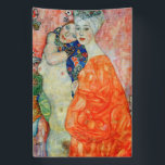 Gustav Klimt - Frauenfreunde Banner<br><div class="desc">Freundinnen - Gustav Klimt,  Öl auf Leinwand,  1916-17 (1945 zerstört)</div>