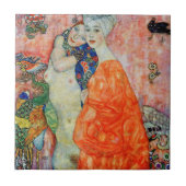 Gustav Klimt - Frauenfreunde Fliese (Vorderseite)