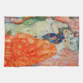 Gustav Klimt - Frauenfreunde Geschirrtuch (Horizontal)
