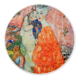 Gustav Klimt - Frauenfreunde Keramikknauf