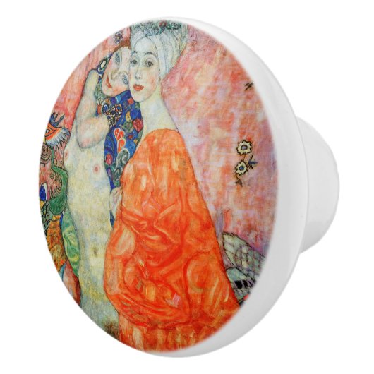Gustav Klimt - Frauenfreunde Keramikknauf (Rechts)