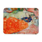 Gustav Klimt - Frauenfreunde Magnet (Horizontal)