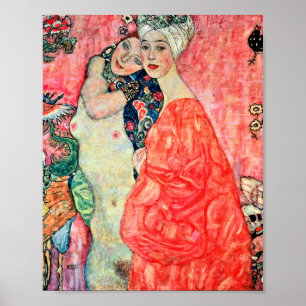 Gustav Klimt - Frauenfreunde Poster