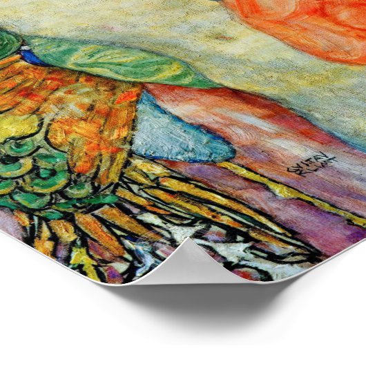 Gustav Klimt - Frauenfreunde Poster (Ecke)