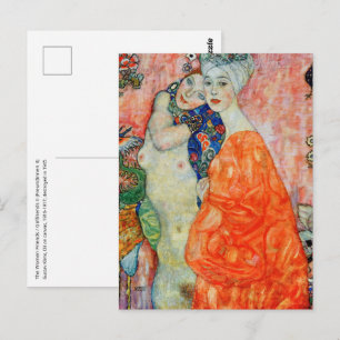 Gustav Klimt - Frauenfreunde Postkarte