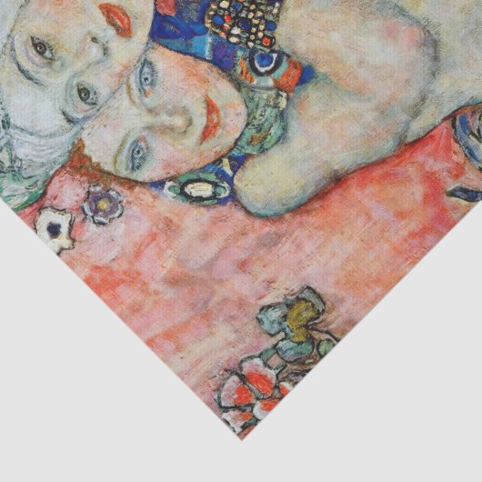 Gustav Klimt - Frauenfreunde Seidenpapier (Detail)