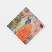 Gustav Klimt - Frauenfreunde Serviette (Ecke)
