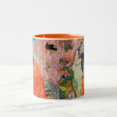 Gustav Klimt - Frauenfreunde Zweifarbige Tasse (Mittel)