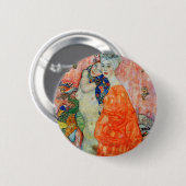 Gustav Klimt - Frauenfreundschaft Button (Vorne & Hinten)