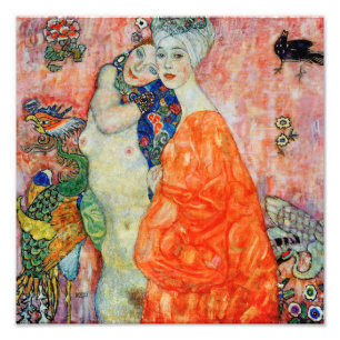 Gustav Klimt - Frauenfreundschaft Fotodruck