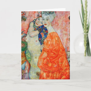 Gustav Klimt - Frauenfreundschaft Karte