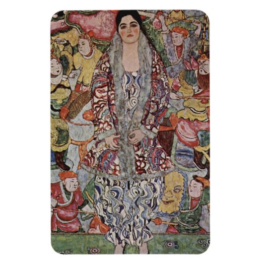 Gustav Klimt Fredericke Maria Beer Magnet (Vertikal)