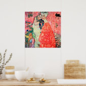 Gustav Klimt - Freundinnen Poster (Küche)
