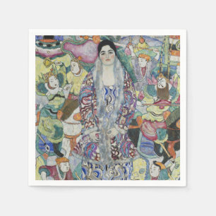 Gustav Klimt Friederike Maria Beer Porträt Kunst Serviette