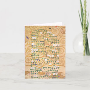 Gustav Klimt Fries Baum des Lebens Notizkarte Karte