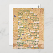 Gustav Klimt Frieze Tree of Life Postcard Postkarte (Vorne/Hinten)